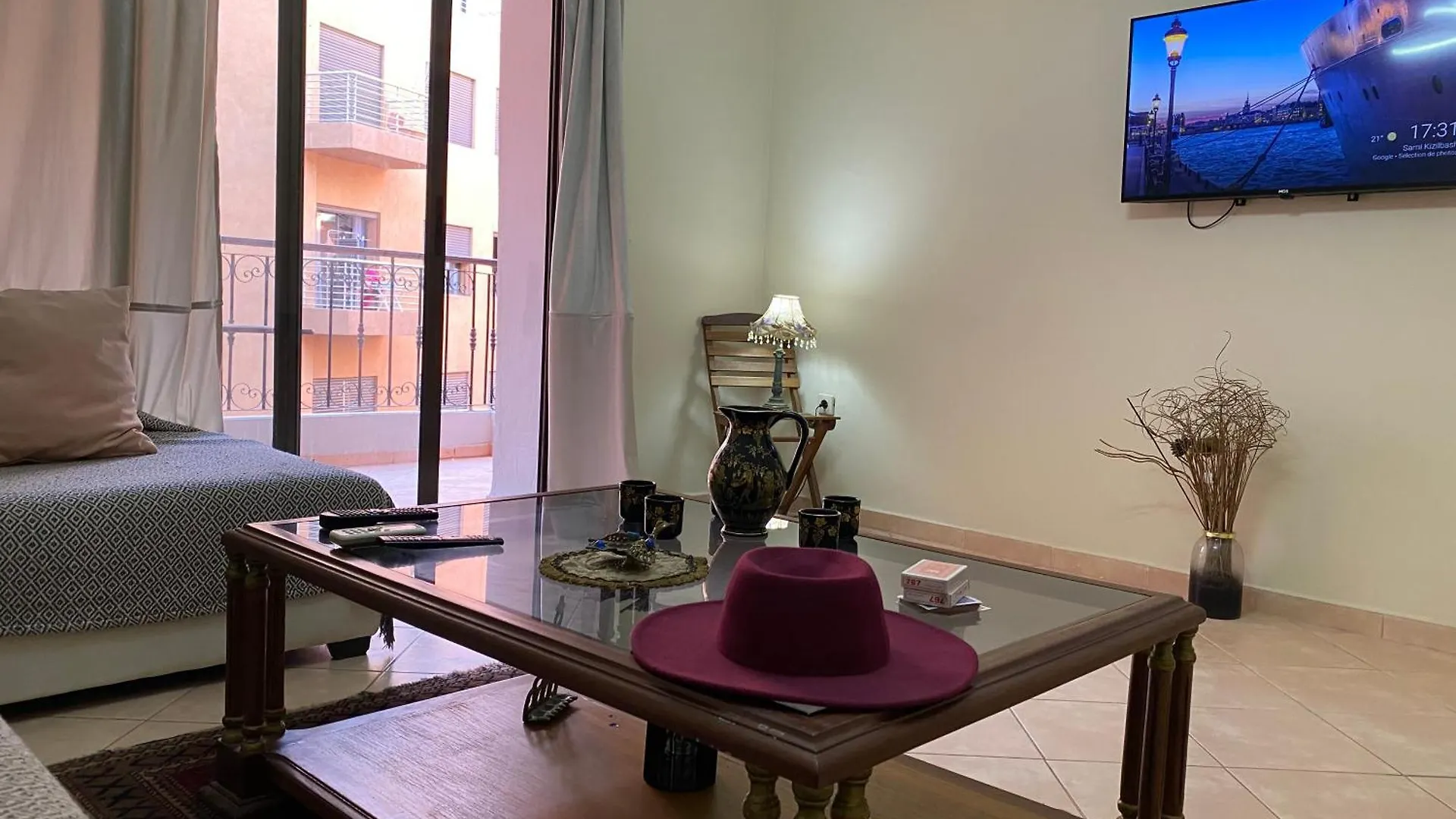 Balcony Comfy Cosy Studio Gueliz Marrakesh Morocco