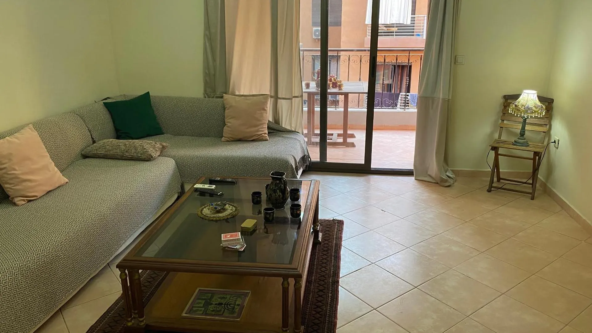 Balcony Comfy Cosy Studio Gueliz Marrakesh Apartment
